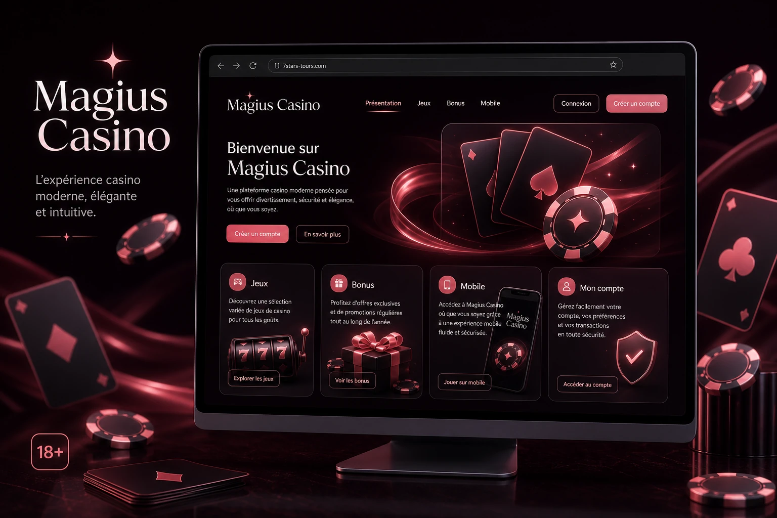 Magius Casino : présentation générale de la plateforme