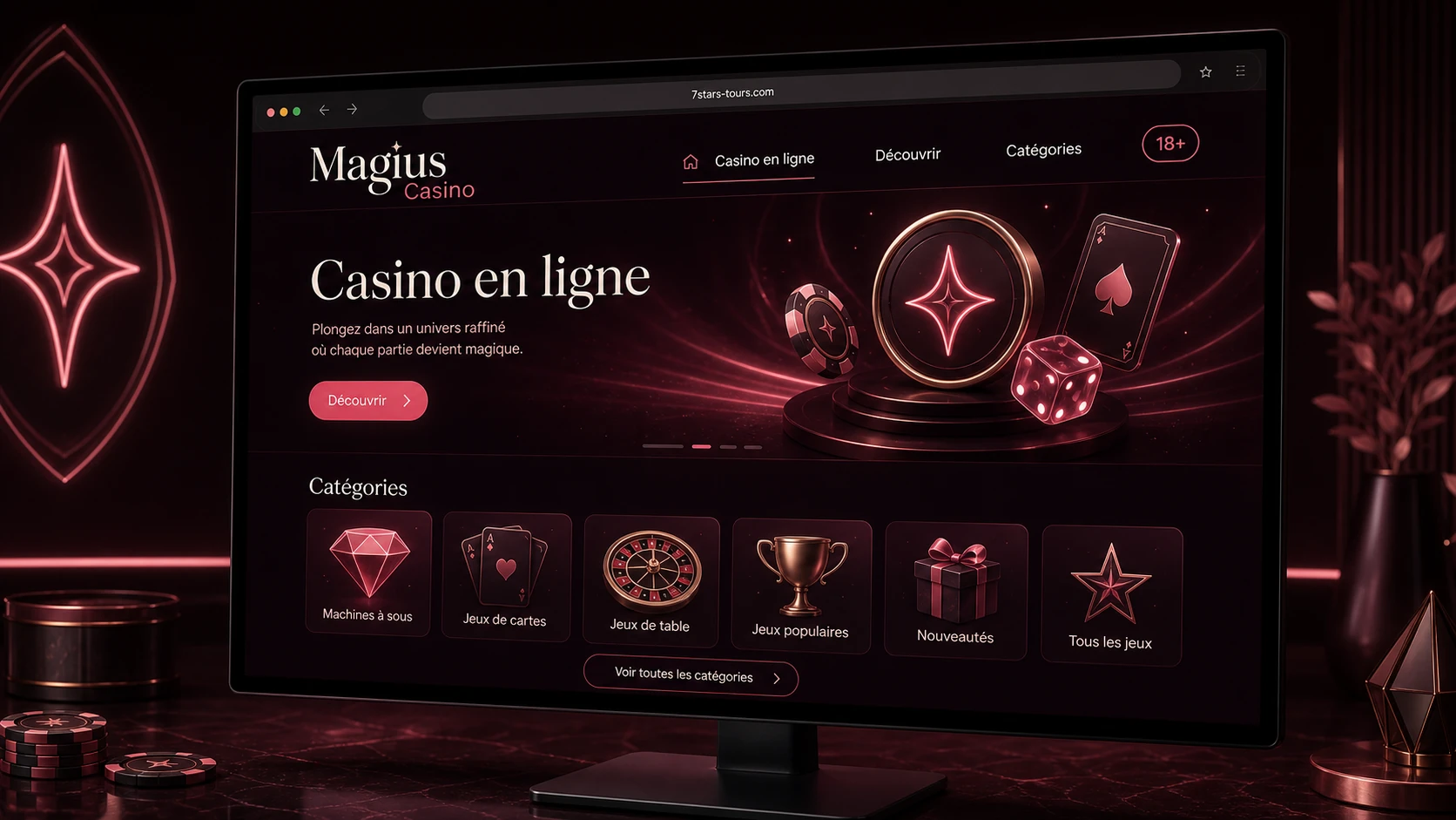 Magius Casino en ligne : présentation de la plateforme