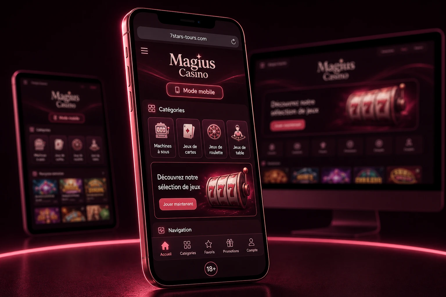 Magius Casino mobile : jouer depuis un smartphone