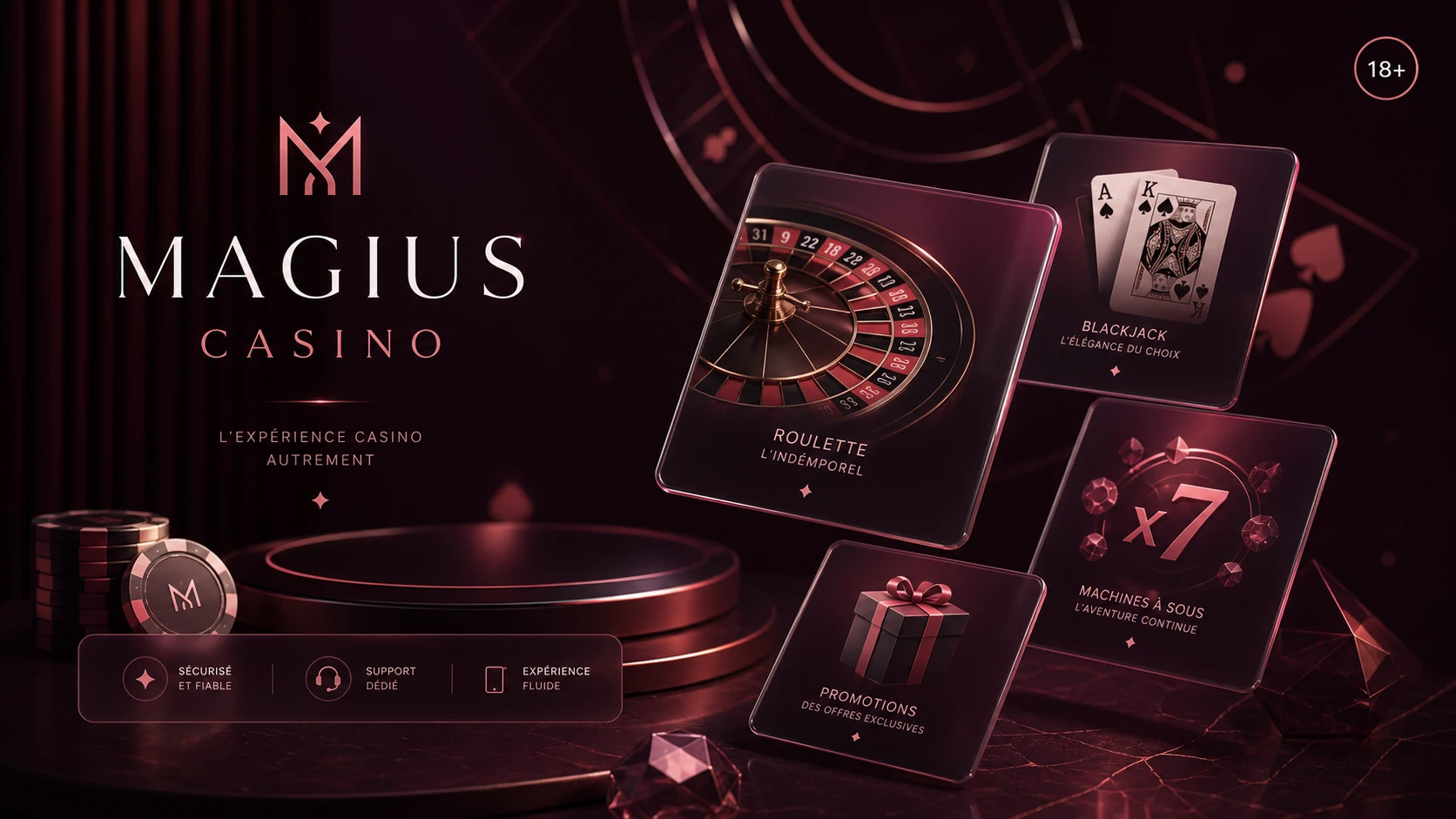 Magius Casino — игровой зал