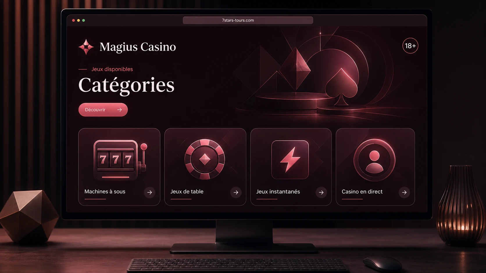 Les jeux disponibles sur Magius